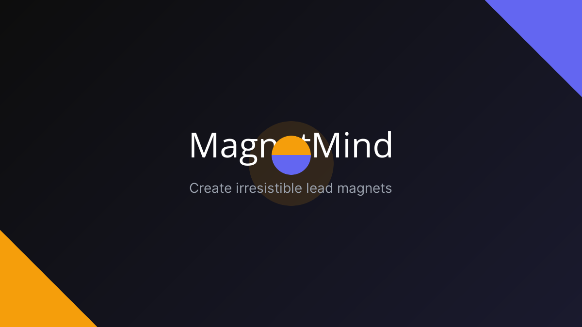 MagnetMind - AI marketing tool interface